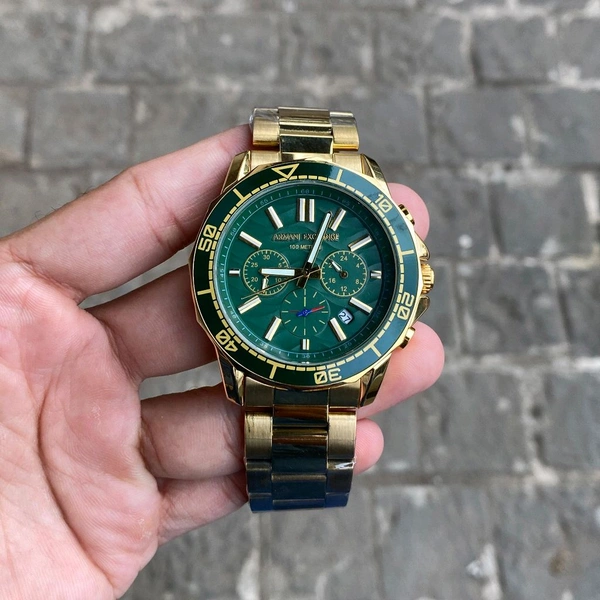 Analog AX1958 Exchange Chronograph High Quality & Reliable Quartz Chronograph Machinery Watch