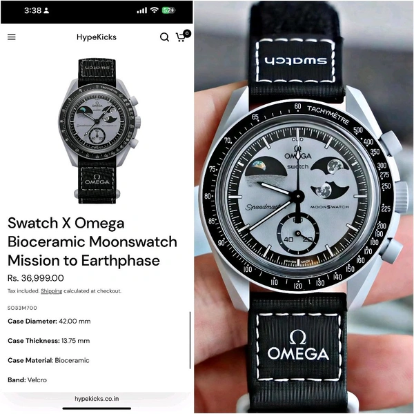 Analog Speedmaster MoonSwatch High Quality Quartz Movement Chronograph Machinery Watch