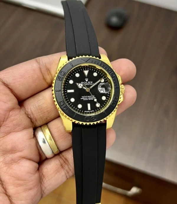 Analog Oyster Yacht-Master Heavy Quality Battery Operated Machinery Watch