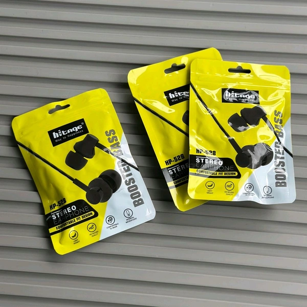 Buy 1 Get 2 Free Offer | Hitage HP-528 Wired Earphones with Mic 
