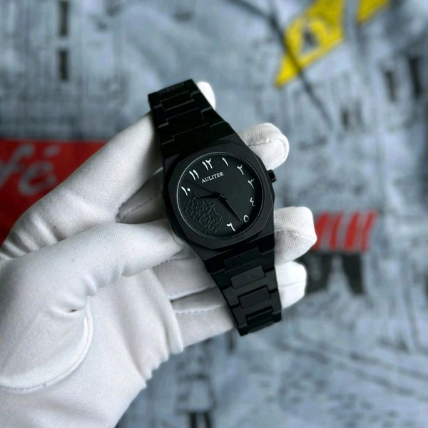 Arabic Aura Minimalist Watch for Men & Women – Ultra-Lightweight, Matte Finish, Analog Display, Dual Color Options (Pack Of 1)
