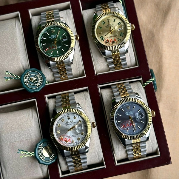 Men’s Classic Analog Watch – Elegant Dial, Date Display, Chronograph Working – Formal & Casual Wear