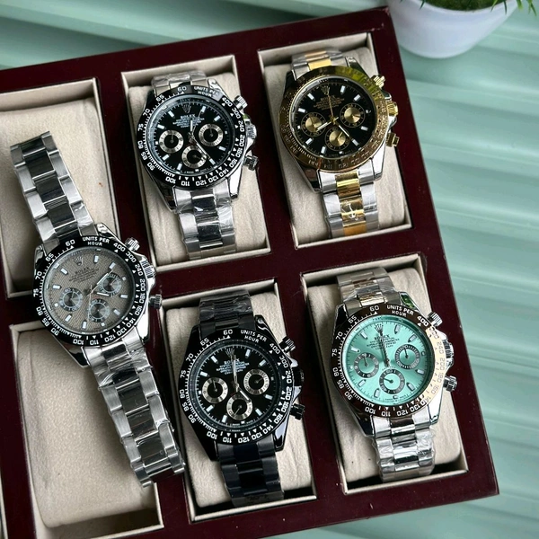 Men’s Classic Analog Watch – Elegant Dial, Date Display, Chronograph Working – Formal & Casual Wear