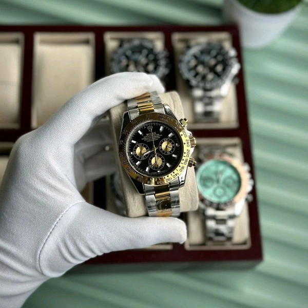 Men’s Classic Analog Watch – Elegant Dial, Date Display, Chronograph Working – Formal & Casual Wear