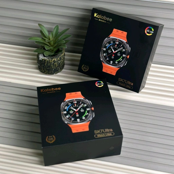Kalobee SK7 Ultra Smartwatch – AMOLED Display | Bluetooth Calling | 100+ Sports Modes | IP67 | Wireless Charging