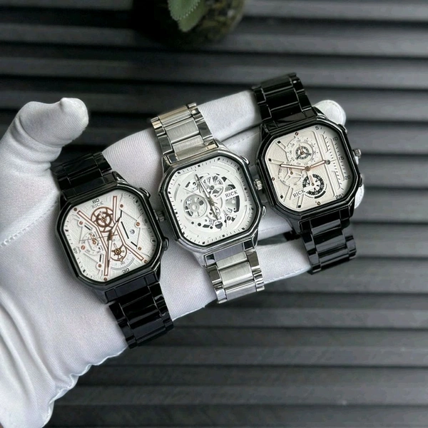 Most Demanded Rick Analog Quartz Movement Collection With High Quality Strap Best finishing Body & Case
