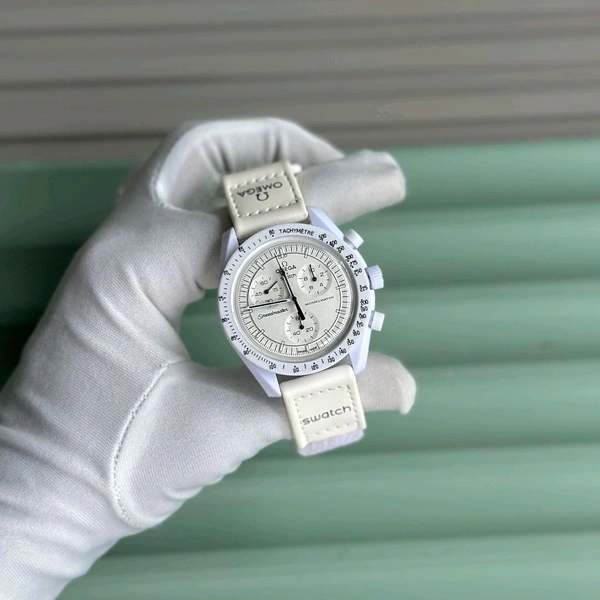 Analog Speedmaster MoonSwatch High Quality Quartz Movement Chronograph Machinery Watch