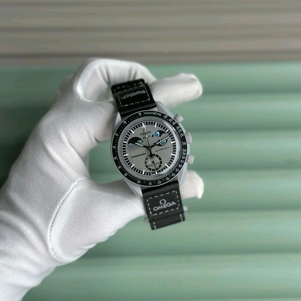 Analog Speedmaster MoonSwatch High Quality Quartz Movement Chronograph Machinery Watch