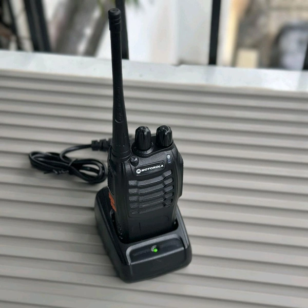 Motorola MT-818 VHF/UHF FM Walkie Talkie | Long Range | Noise Reduction | Dual Pack with Accessories