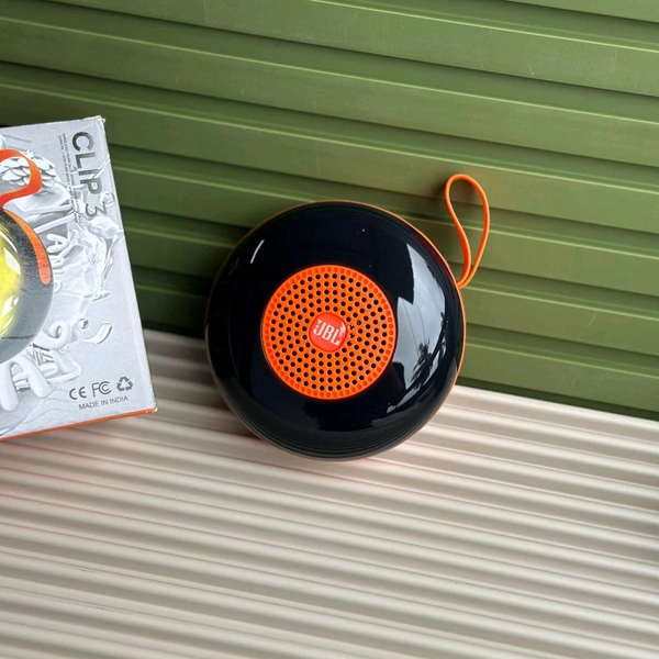 Clip 3 Portable Bluetooth Speaker Dynamic Thunder Sound 1200MAH Battery RGB 5 W Bluetooth Speaker Multicolor, Stereo Channel