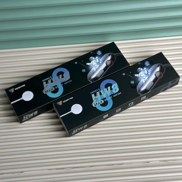 Wearfit HW8 Max Series 8 44mm Smartwatch Full Screen | NFC Support | Best Software Experience and Always On Display With Wireless Charging Support