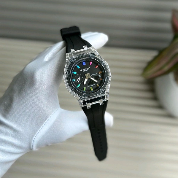 Buy 1 Get 1 Free Most Demanded Analog Quartz Movement Watch - Black