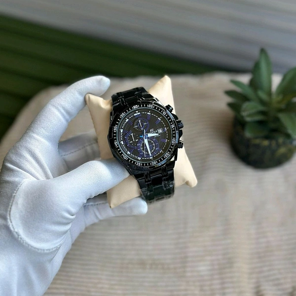 Men’s Classic Analog Watch – Elegant Dial, Date Display, Chronograph Working – Formal & Casual Wear