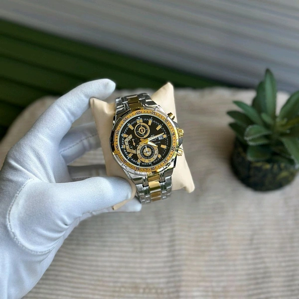 Men’s Classic Analog Watch – Elegant Dial, Date Display, Chronograph Working – Formal & Casual Wear