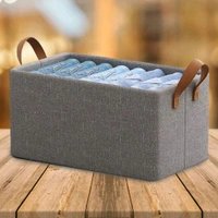 Cloth storage baskets, closet storage bins, Canvas Fabric Storage Basket for shelves, basket organizers for shelf, storage bins for clothes - Pack Of 1