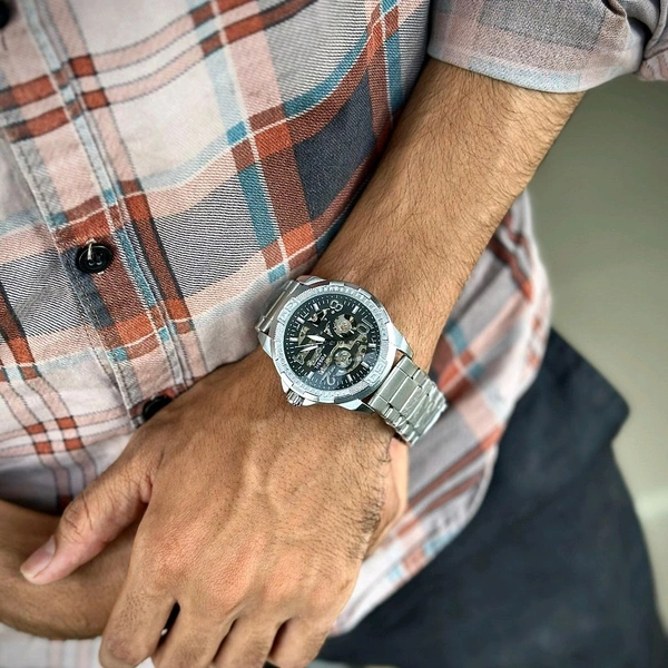 Analog Automatic Top Quality Collection With High Quality Strap Best Finishing Body & Case