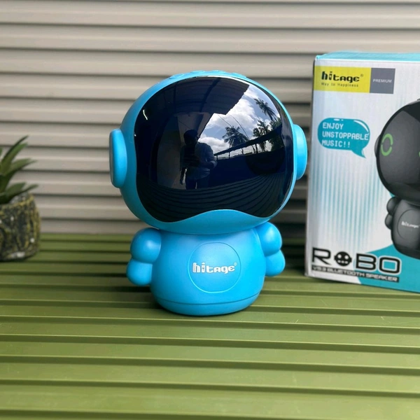 Hitage Robo 8W Bluetooth Speaker with RGB Lights, FM & USB Support