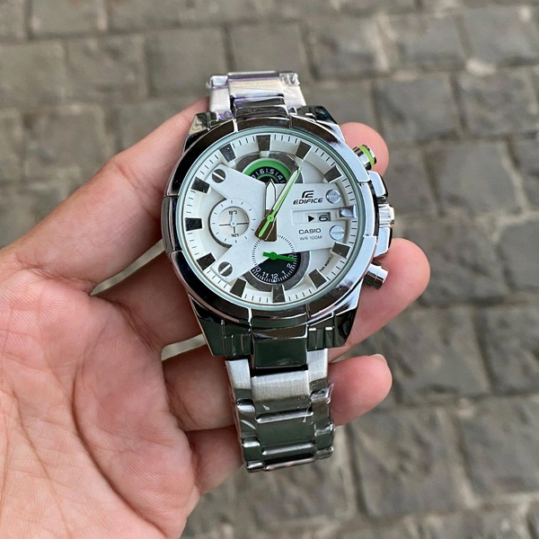 Men’s Classic Analog Watch – Elegant Dial, Date Display, Chronograph Working – Formal & Casual Wear