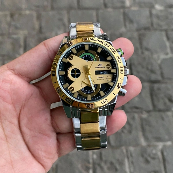 Men’s Classic Analog Watch – Elegant Dial, Date Display, Chronograph Working – Formal & Casual Wear