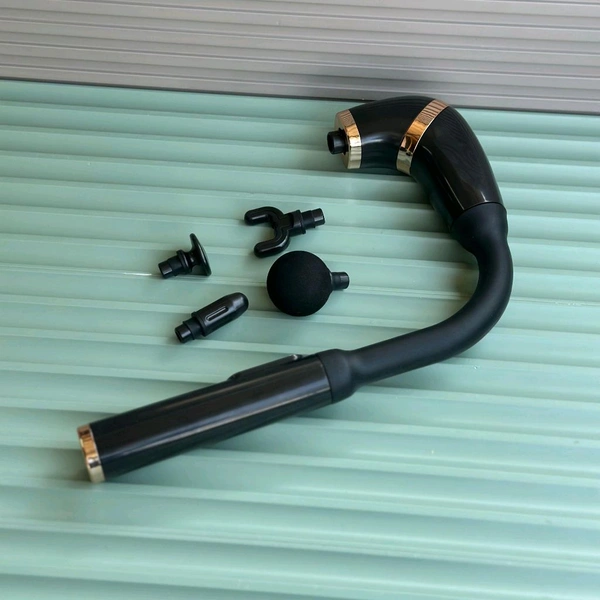 Fascia Gun Deep Tissue Massage Gun – 6 Speed | 4 Massage Heads | Muscle Relaxation & Pain Relief