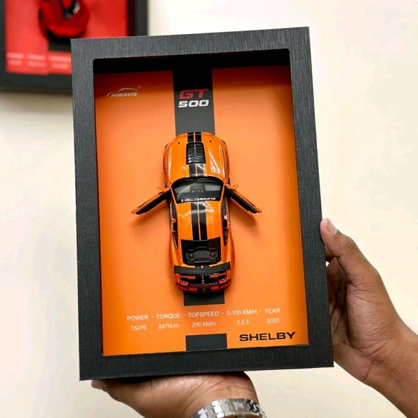 Premium Framed Car Model – 3D Wall Decor for Auto Enthusiasts, Unique Models 