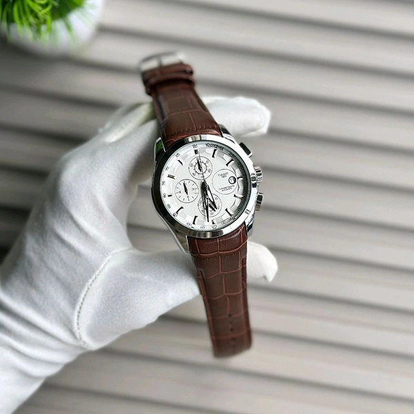 Men’s Classic Analog Watch – Elegant Dial, Date Display, Chronograph Working – Formal & Casual Wear