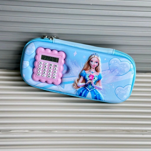 Princess Calculator Pencil Case – Cute, Smart & School-Ready!
- Sky Blue