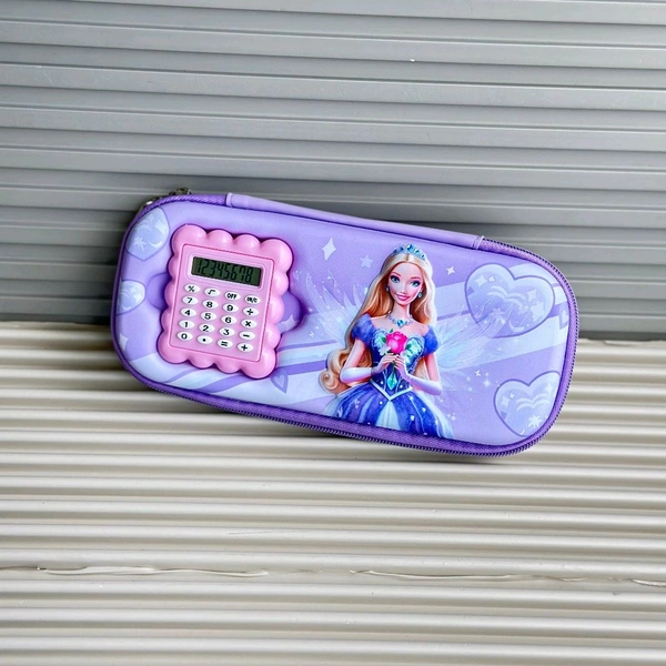 Princess Calculator Pencil Case – Cute, Smart & School-Ready!

