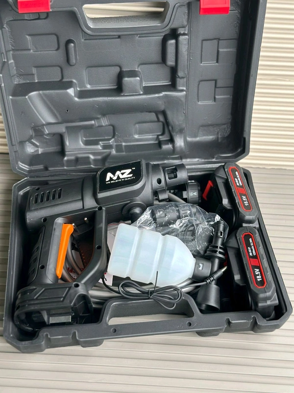 MZ WG05 Portable Spray Gun – 18.5 V High-Pressure Washer with Dual Battery & Multi-Mode Nozzle