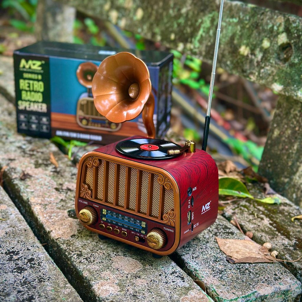 レトロ radio MZ M427SP Retro Radio Speaker Vintage Soul, Modern Sound