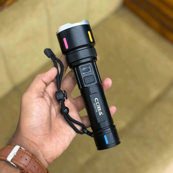 COBA TG 2000M Super Bright LED Flashlight – Long Range Tactical Torch (with Carry Box)