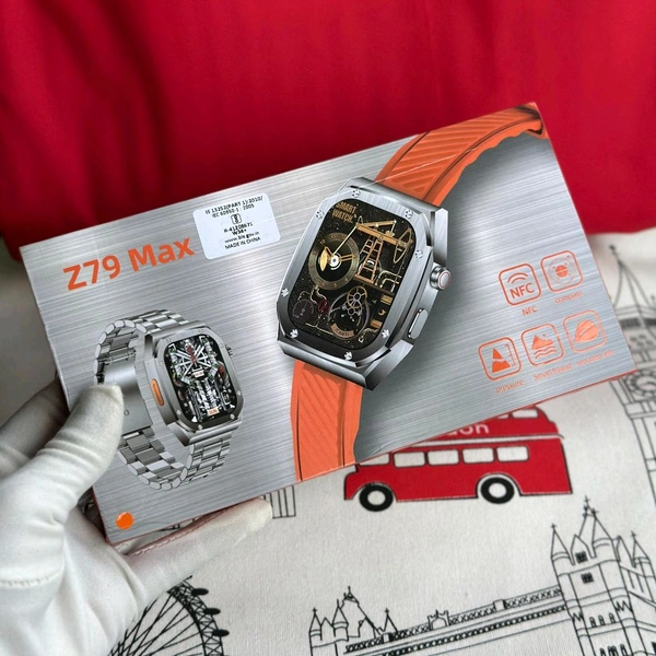Smart Watch Z79 Max Watch, 2.1inch HD 460mah Battery, 100+sport Modes, NFC Smart Watch, Rugged Watches for Men, Fitness Watch for Men Women,