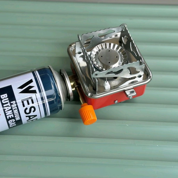Portable Card Type Gas Stove – Compact, Powerful & Adventure-Ready