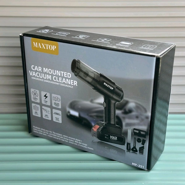 Maxtop Multifunction Wireless Vacuum Cleaner | Portable Handheld Dust Blower for Car, Home & Electronics