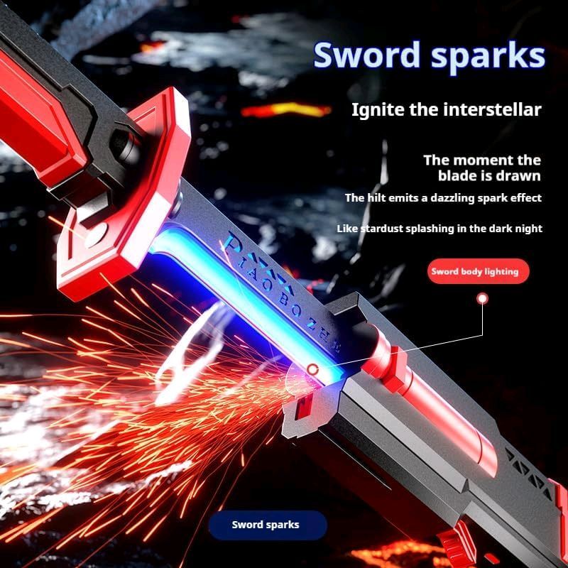 Spark FX LED Katana Sword – Lights, Sparks & Battle Sound!