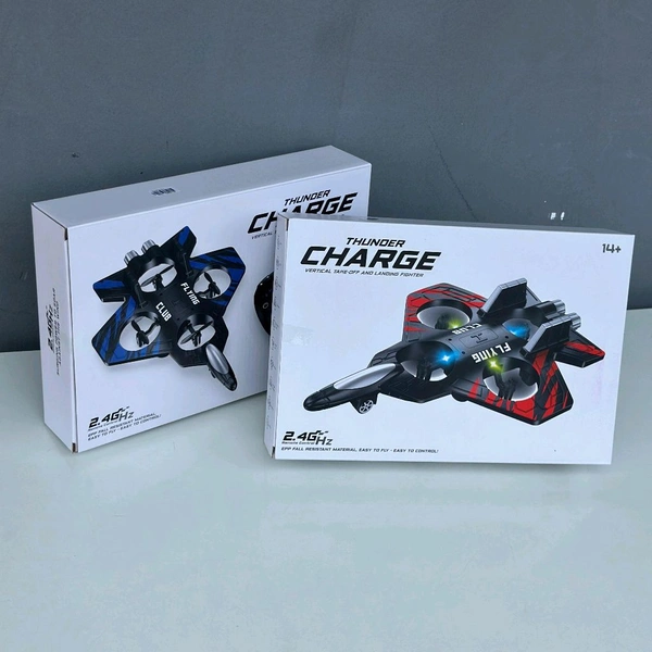 Fighter Plane RC Jet with LED Lights – Interstellar Series | Rechargeable Remote Control Aircraft 