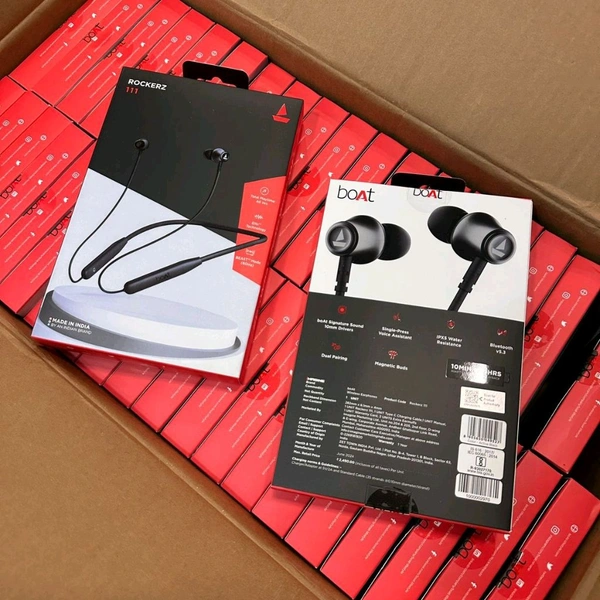 (Original) boAt Rockerz 111 Wireless Neckband | 10mm Bass Drivers | Magnetic Earbuds | Up to 10H Playtime | IPX5 Water Resistant