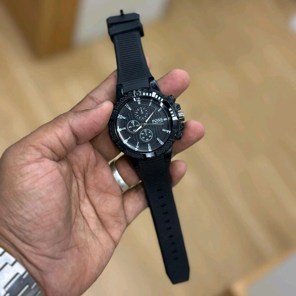 Buy 1 Get 1 Free Offer | Foss Analog Quartz Movement Collection With High Quality Strap Best finishing Body & Case 