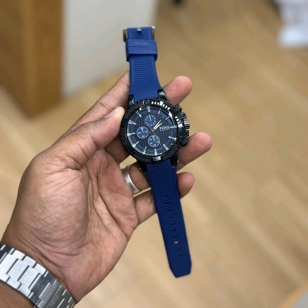 Buy 1 Get 1 Free Offer | Foss Analog Quartz Movement Collection With High Quality Strap Best finishing Body & Case 