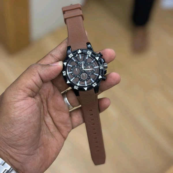 Buy 1 Get 1 Free Offer | Foss Analog Quartz Movement Collection With High Quality Strap Best finishing Body & Case 