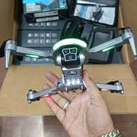 A17 Foldable Drone with Dual Camera & Dual Battery – Brushless Motor, LED Lights