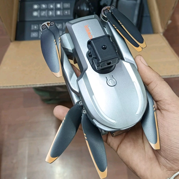 A17 Foldable Drone with Dual Camera & Dual Battery – Brushless Motor, LED Lights