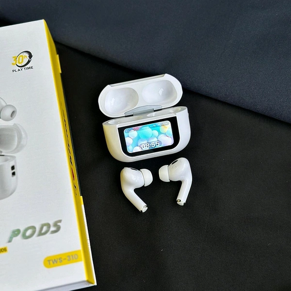 HiTage Motion Pods TWS – Smart Display Wireless Earbuds (TWS-310)