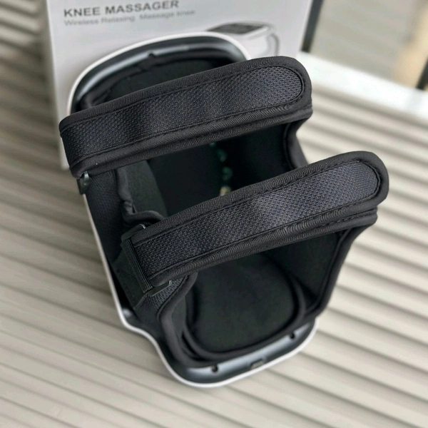 Electric Knee Massager with Heat & Vibration | Wireless Rechargeable Knee Pain Relief Device | Infrared Therapy for Joint Pain, Arthritis & Muscle Recovery