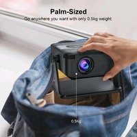 Mini Portable Projector 4K Support | HDMI Home Cinema Projector | Compact & Adjustable