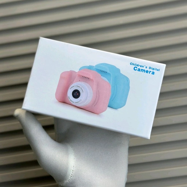 Kids Digital Camera with Screen – 1080P Photo & Video, Rechargeable, USB Cable, Cartoon Design – Perfect for Boys & Girls