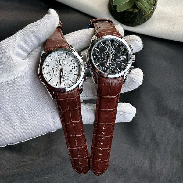 Men’s Classic Analog Watch – Elegant Dial, Date Display – Formal & Casual Wear