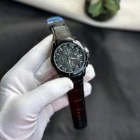 Men’s Classic Analog Watch – Elegant Dial, Date Display – Formal & Casual Wear - Black