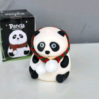 Smartwatch with Panda Silicone Night Lamp Combo for Home & Gifting | Stylish Metal Strap Watch + Cute LED Panda Night Light