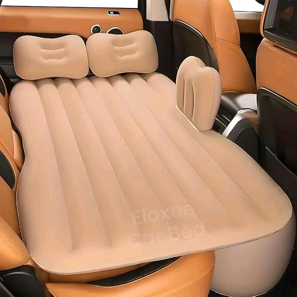 Multi Functional In Car Inflatable Air Bed | Car Back Seat Mattress for Travel, Camping & Long Drives